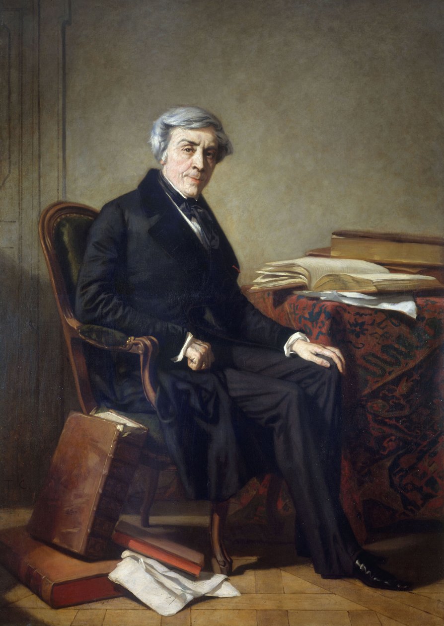 Portrait of Jules Michelet by Thomas Couture