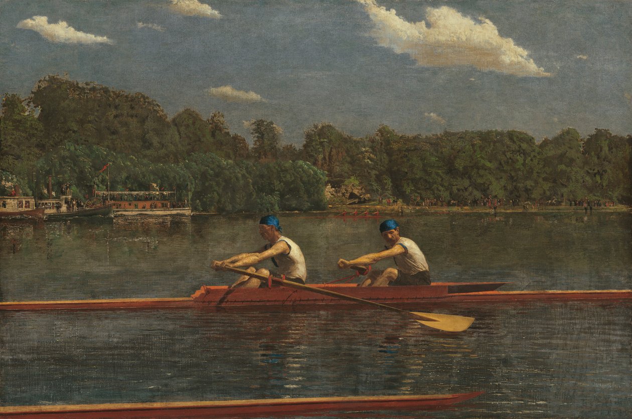 The Biglin Brothers Racing by Thomas Cowperthwait Eakins