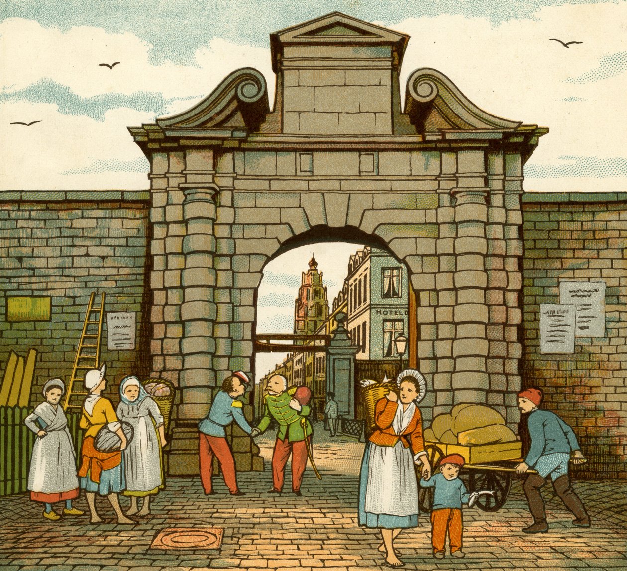 Calais, Porte de la Mer by Thomas Crane