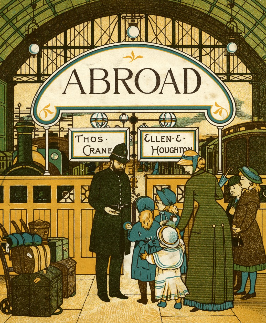 Victorian Holidays - Boarding the Train by Thomas Crane