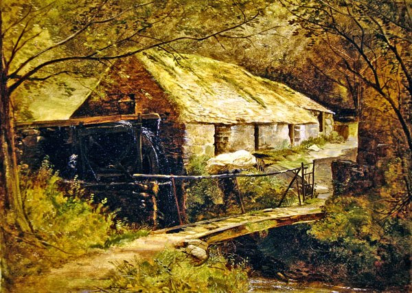 Dolgelly Mill, North Wales by Thomas Creswick