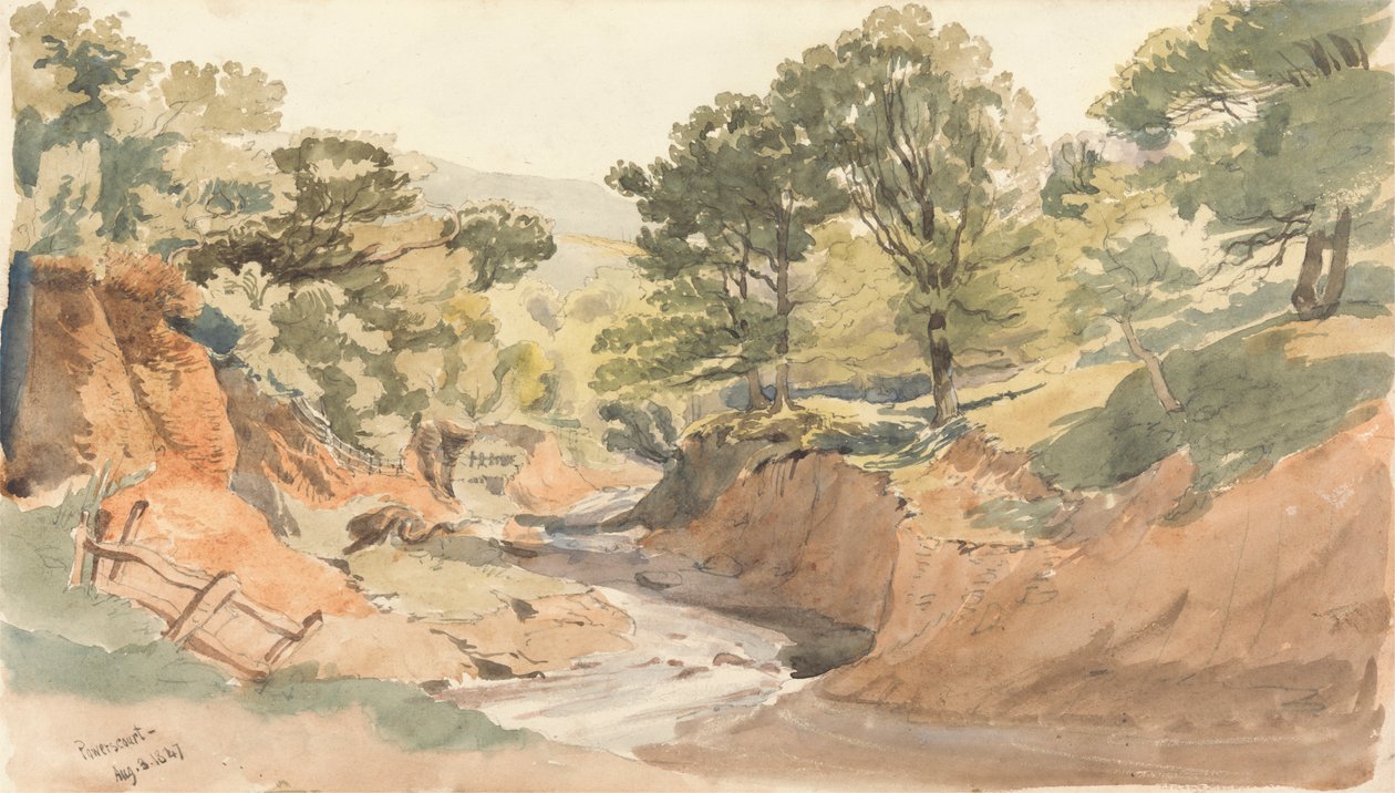 Landscape View at Powerscourt by Thomas Creswick