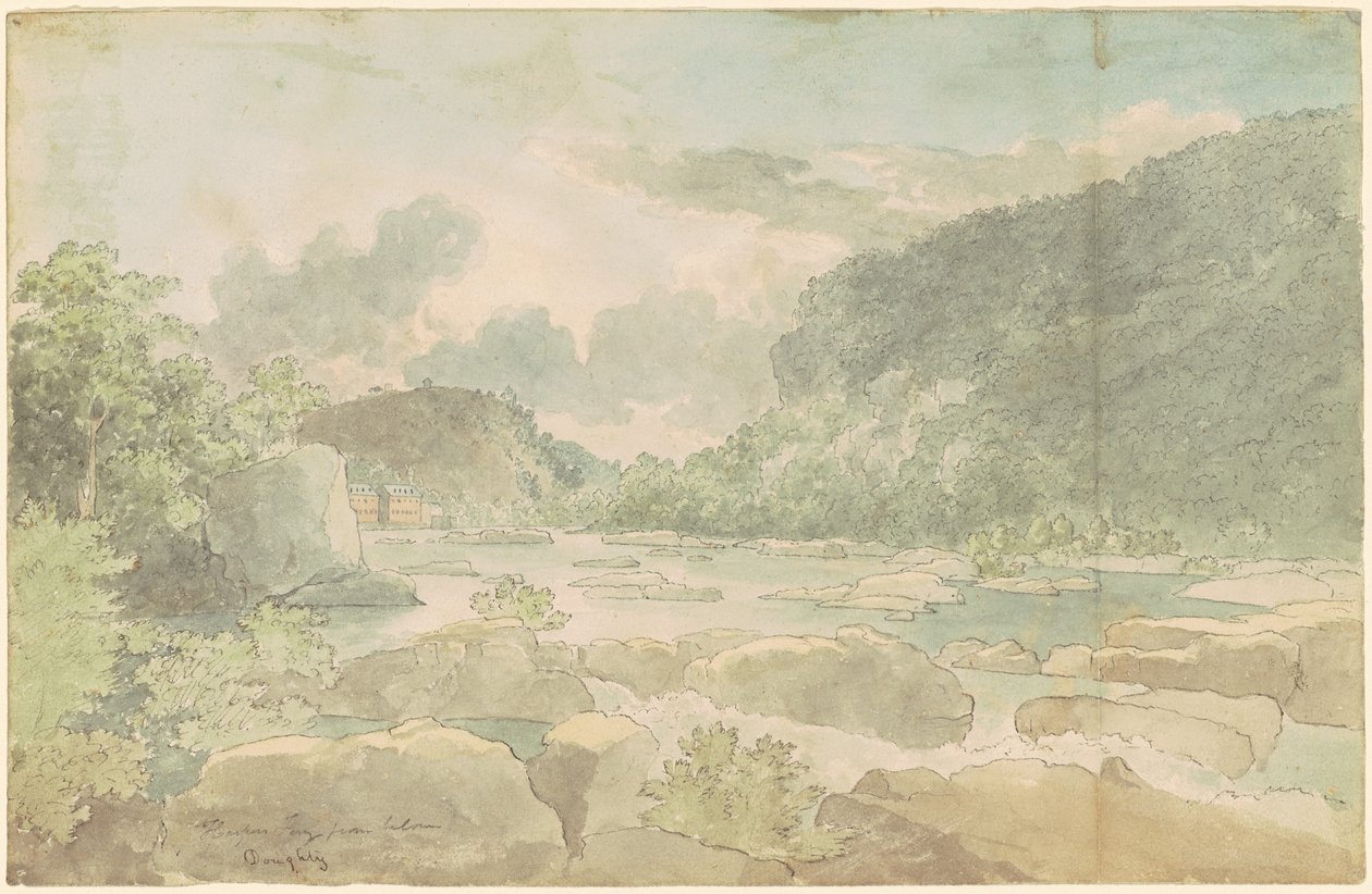Harpers Ferry from Below by Thomas Doughty