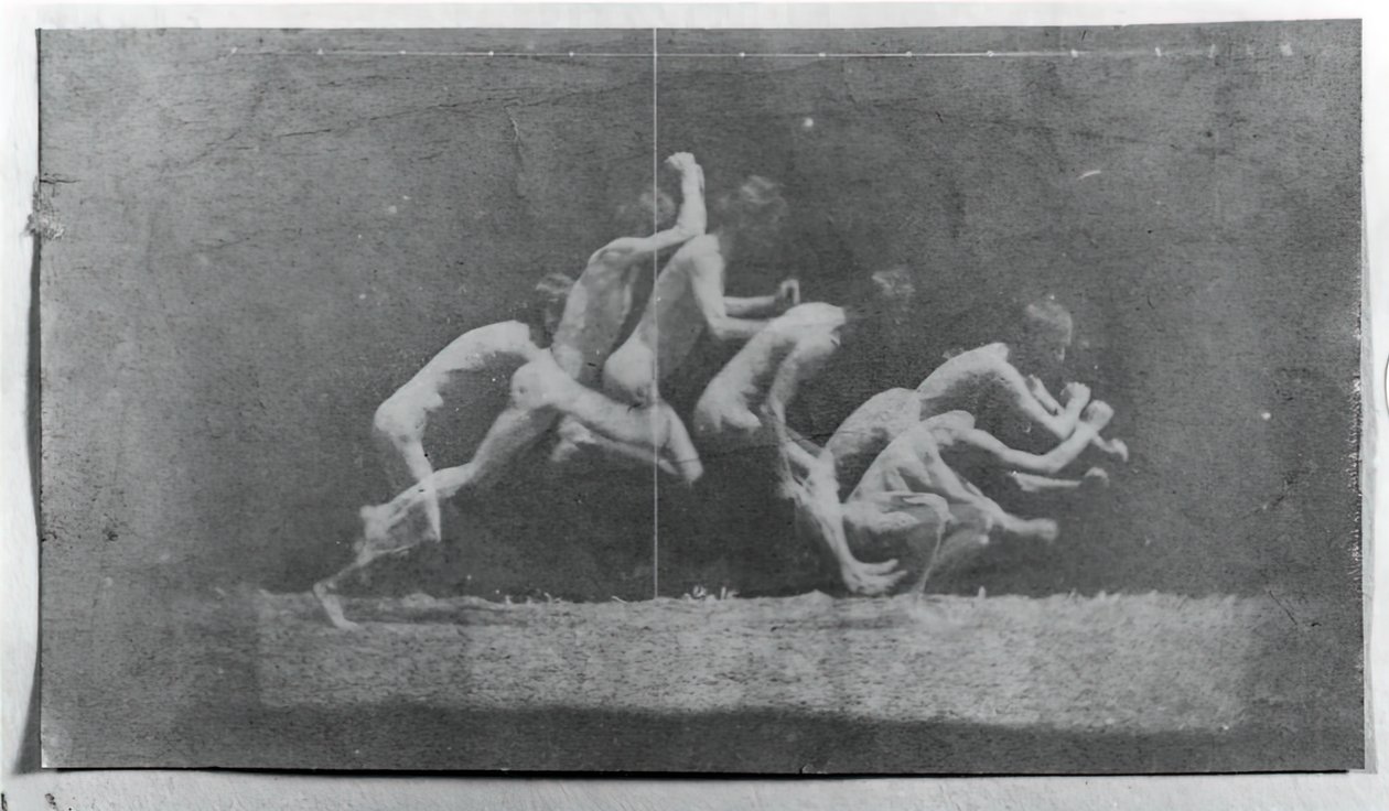 Marey Wheel Photographs of George Reynolds, 1884 by Thomas Eakins