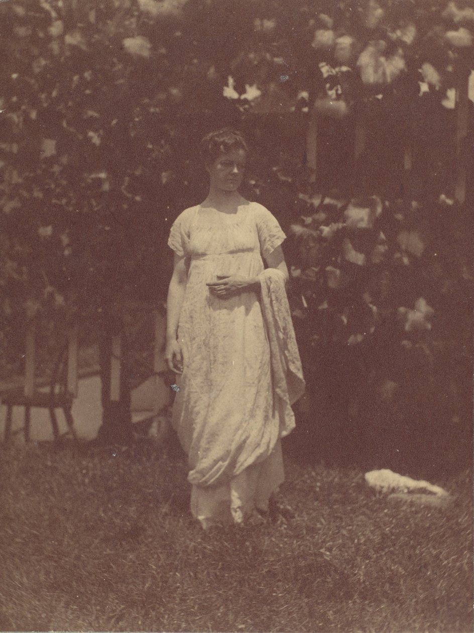 Mrs. Louis Kentin in Empire Dress by Thomas Eakins