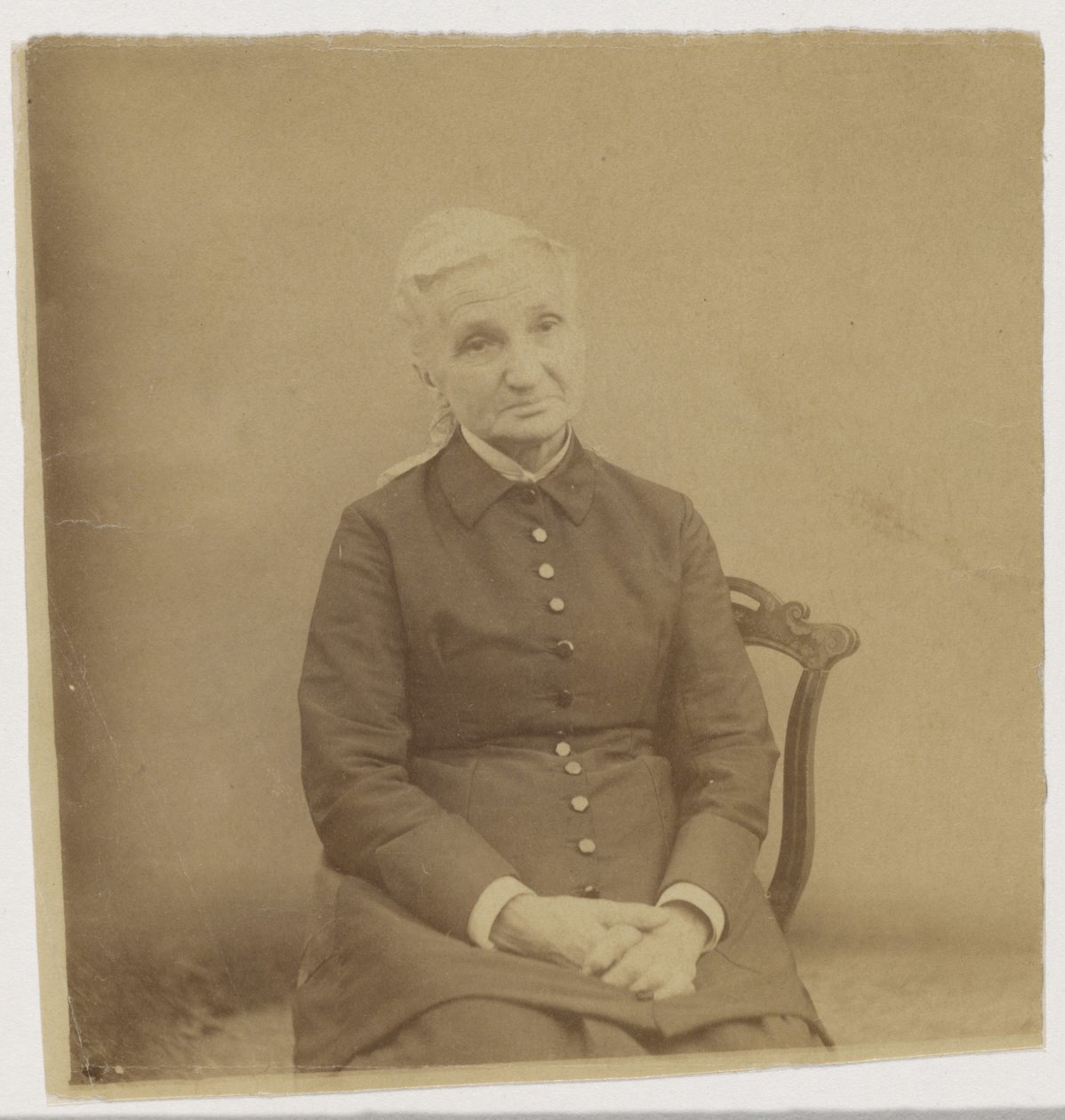 Portrait of Seated Older Woman by Thomas Eakins