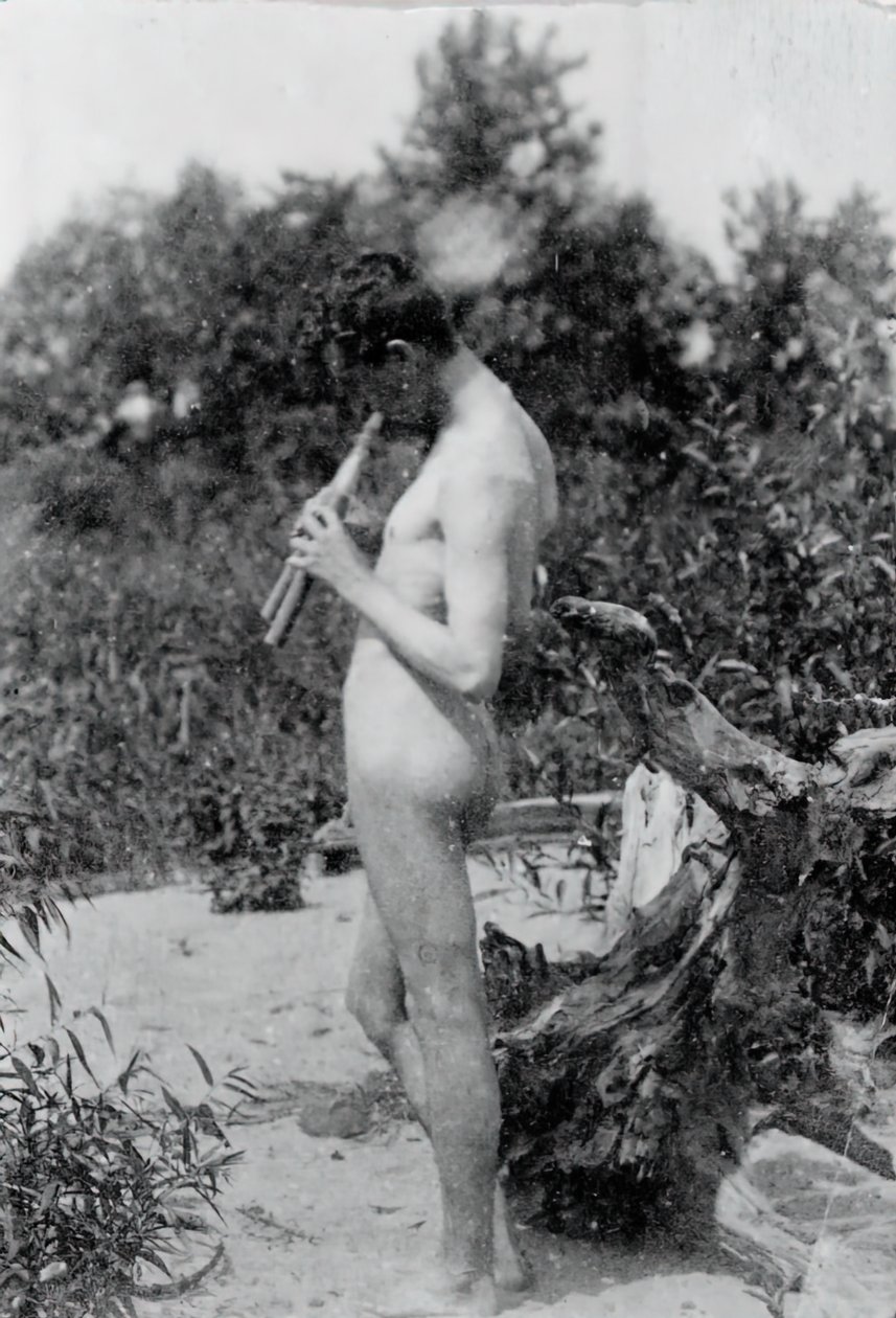 Standing Piper Study for Arcadia, c. 1883 by Thomas Eakins