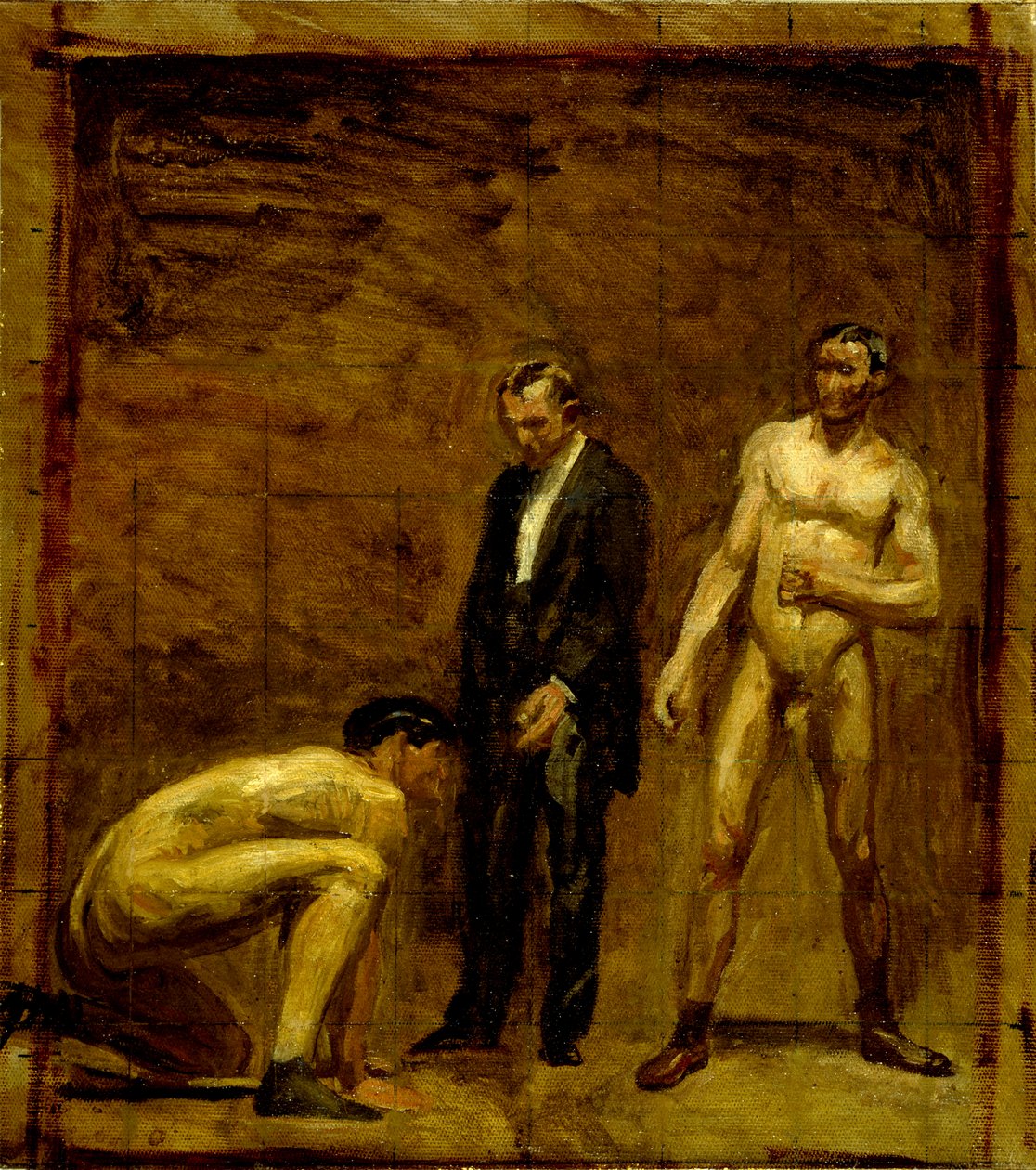 Study for “Taking the Count” by Thomas Eakins