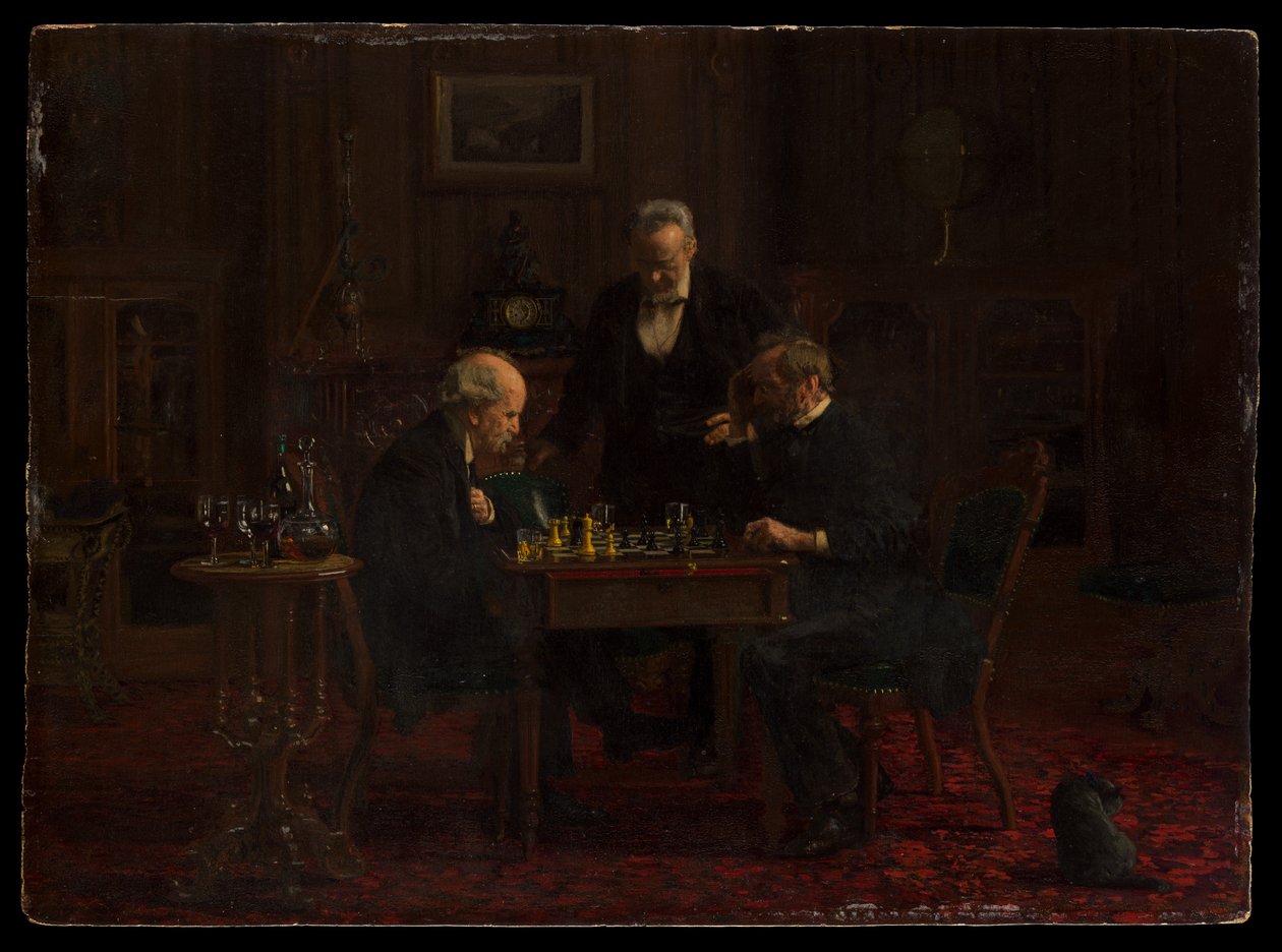 The Chess Players by Thomas Eakins