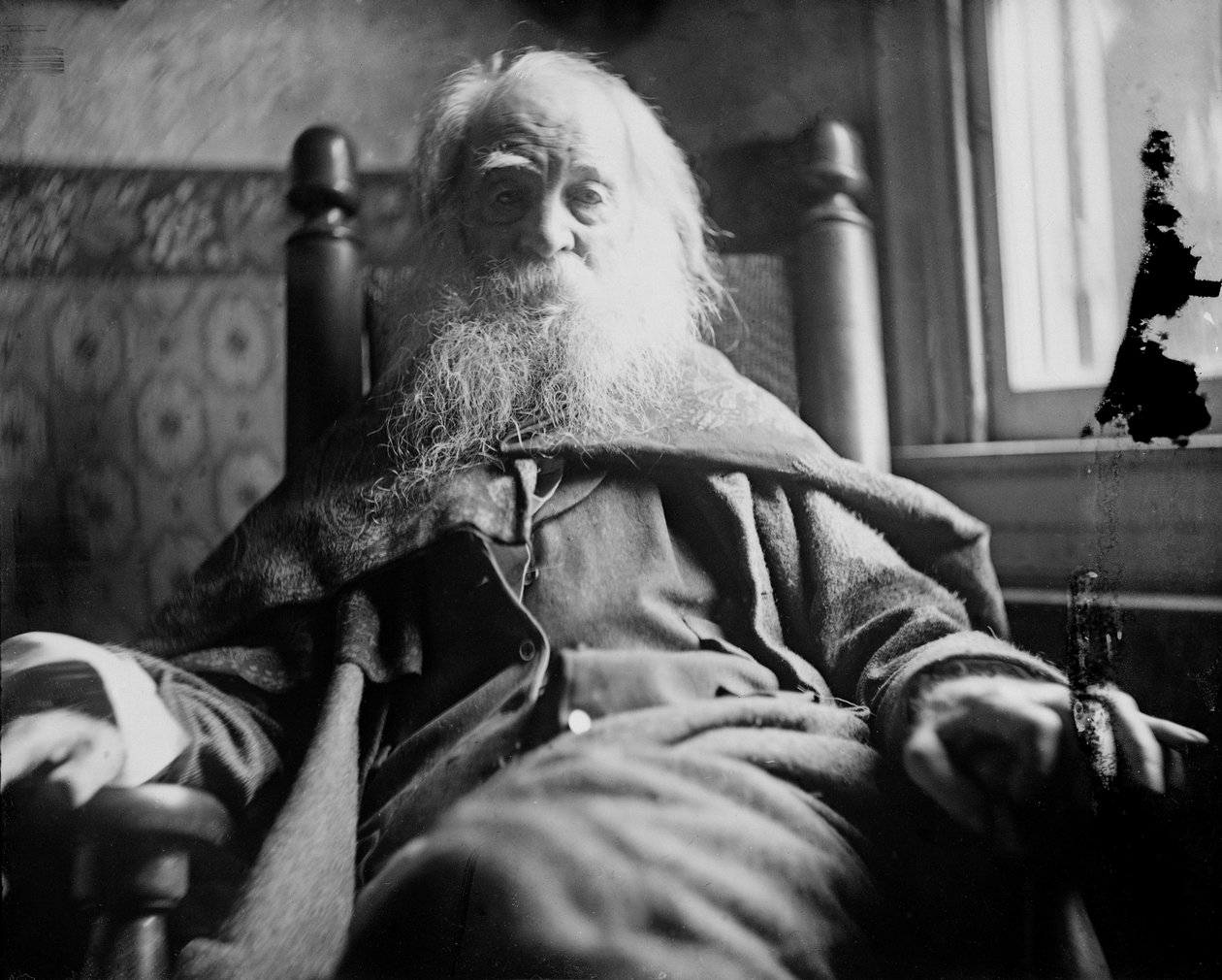 Walt Whitman in Camden, N.J. by Thomas Eakins