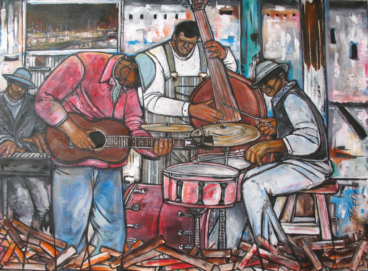 Blues In The Rouge by Thomas Elias Lockhart