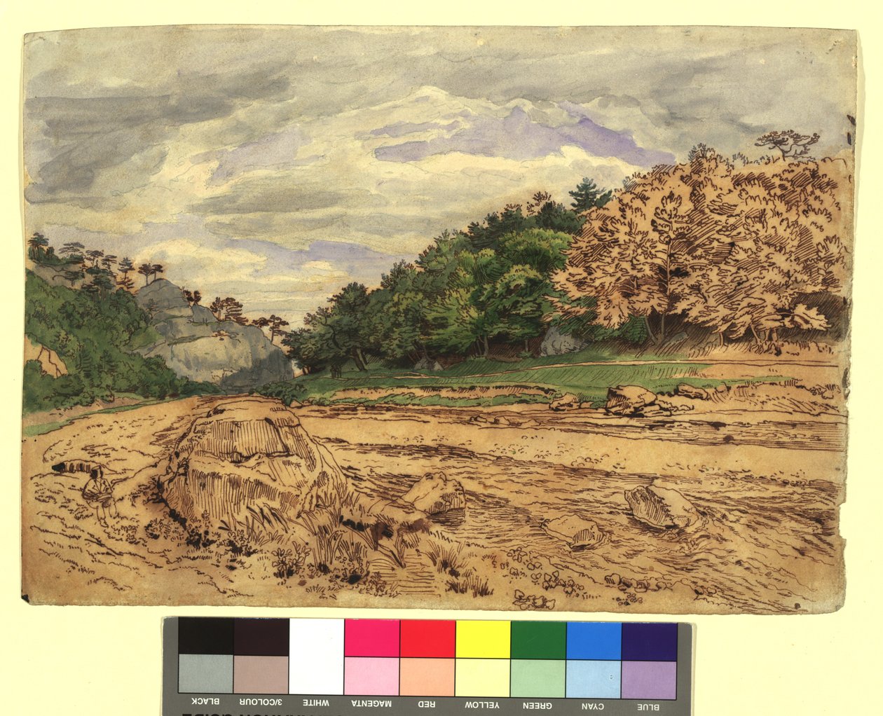 Motif from the Helenental near Baden by Thomas Ender