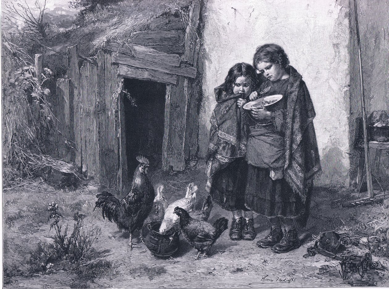 Pot Luck, from The Magazine of Art 1893, Cassell and Company by Thomas Faed