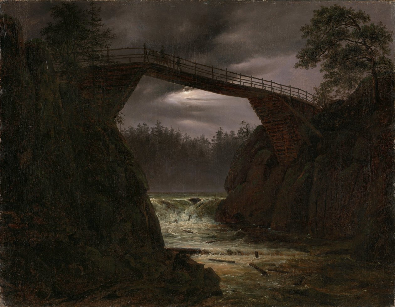 The Bridge at Arendal, Norway by Thomas Fearnley