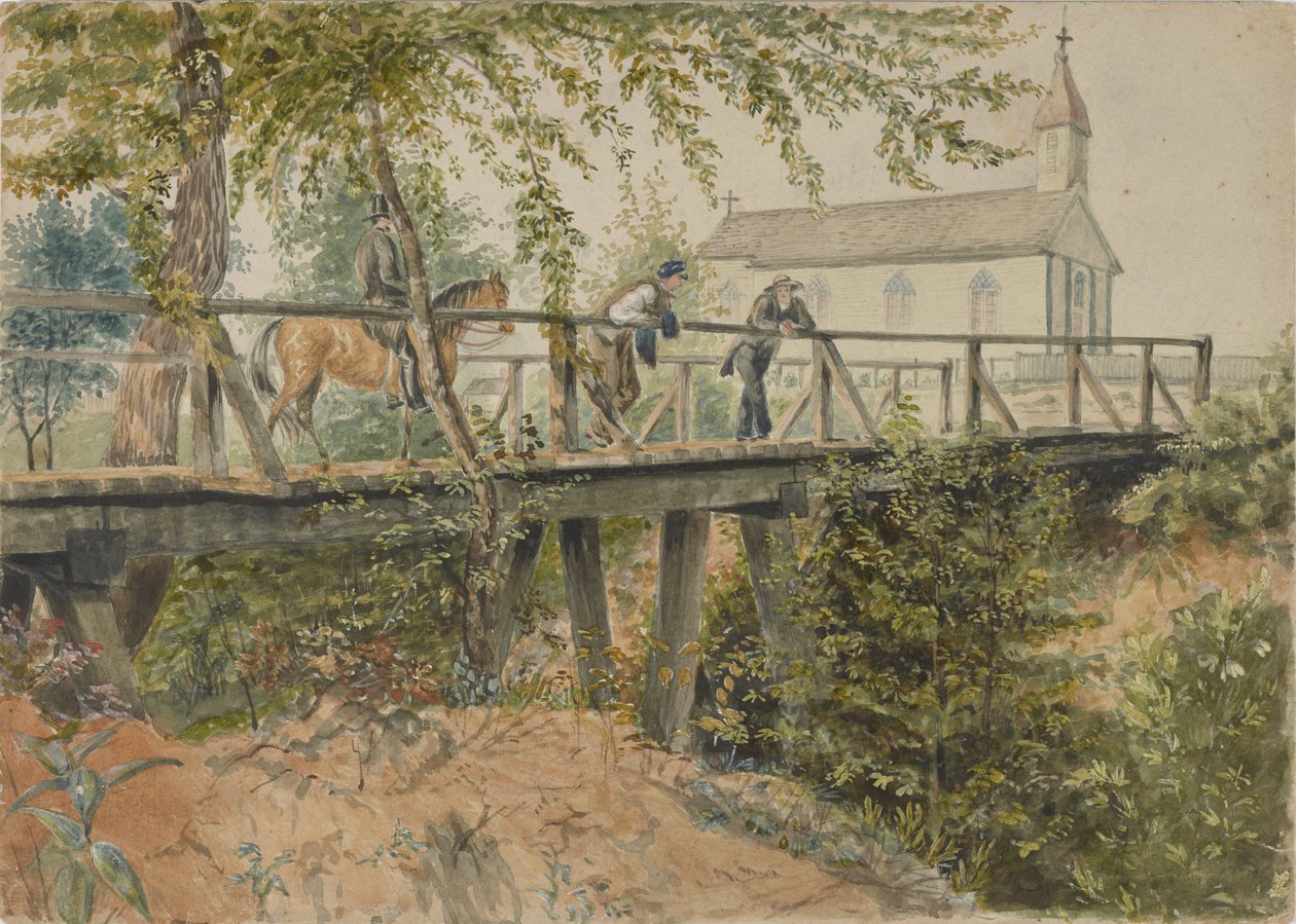 Catholic Church, Houston, Texas, March 25, 1852 by Thomas Flintoff