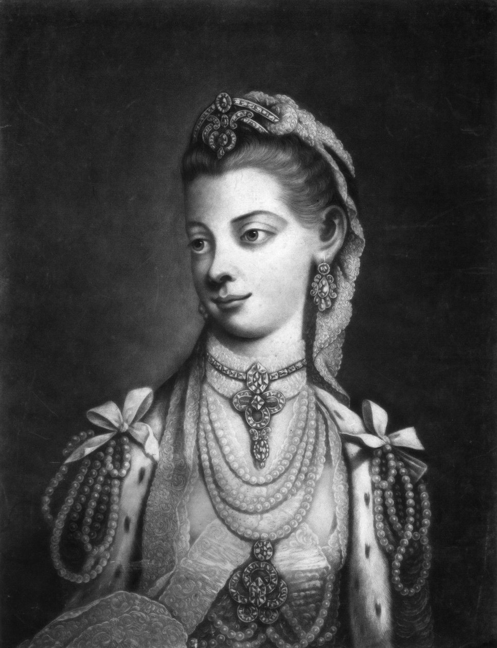 Charlotte, Queen Consort of King George III of Great Britain by Thomas Frye