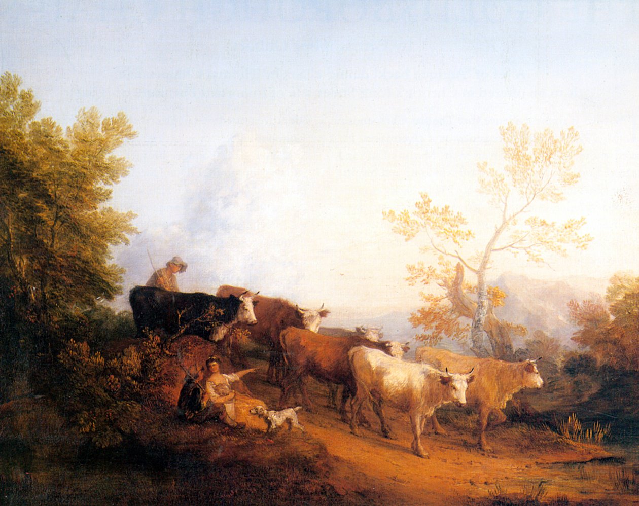 Cattle Herd by Gainsborough by Thomas Gainsborough