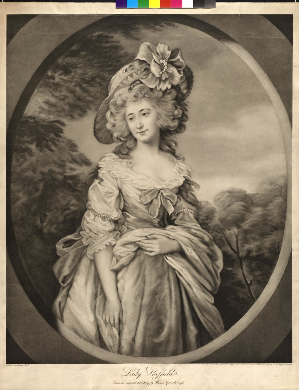 Lady Charlotte Sophia Sheffield by Thomas Gainsborough