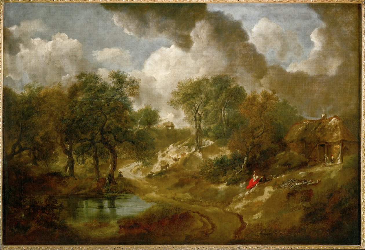 Landscape in Suffolk by Thomas Gainsborough