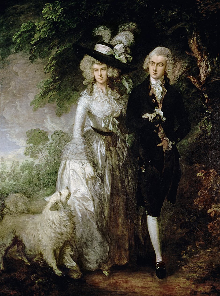 Mr and Mrs William Hallett (The Morning Walk) by Thomas Gainsborough
