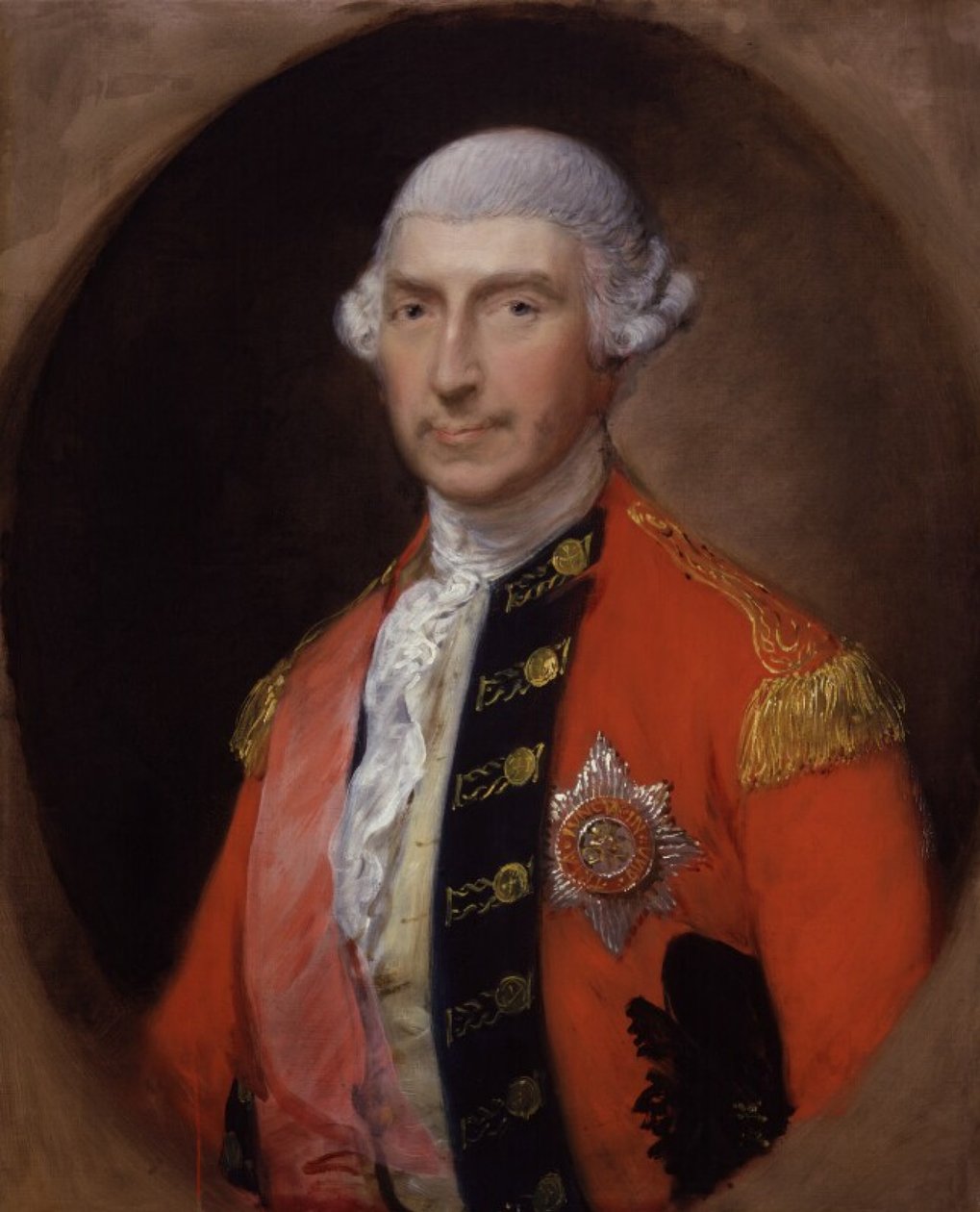 Portrait of Jeffery Amherst, 1st Baron Amherst (1717-1797), Field Marshal by Thomas Gainsborough