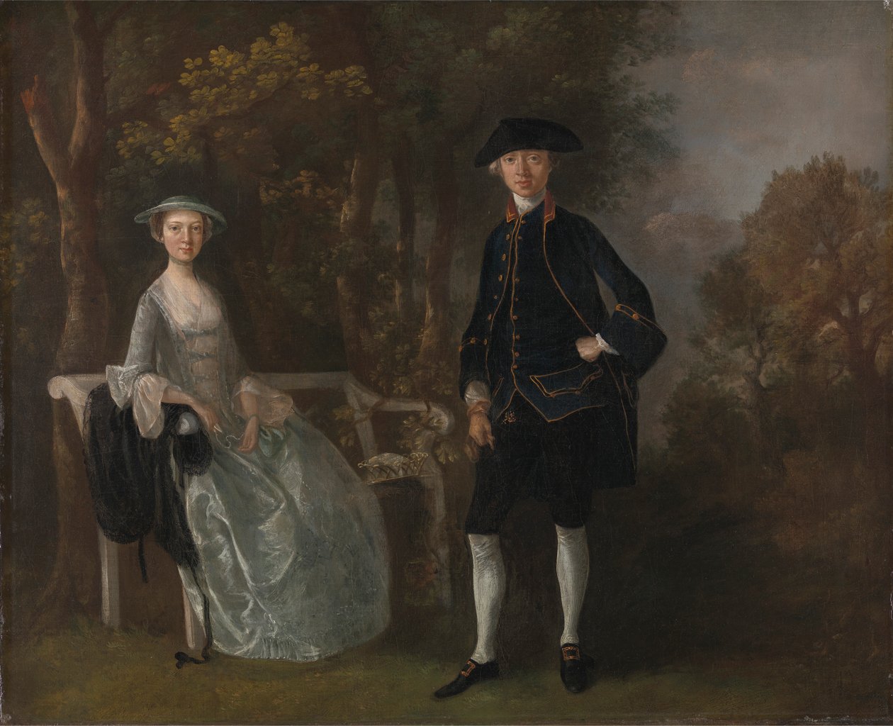 Lady Lloyd and Her Son, Richard Savage Lloyd, of Hintlesham Hall, Suffolk by Thomas Gainsborough RA
