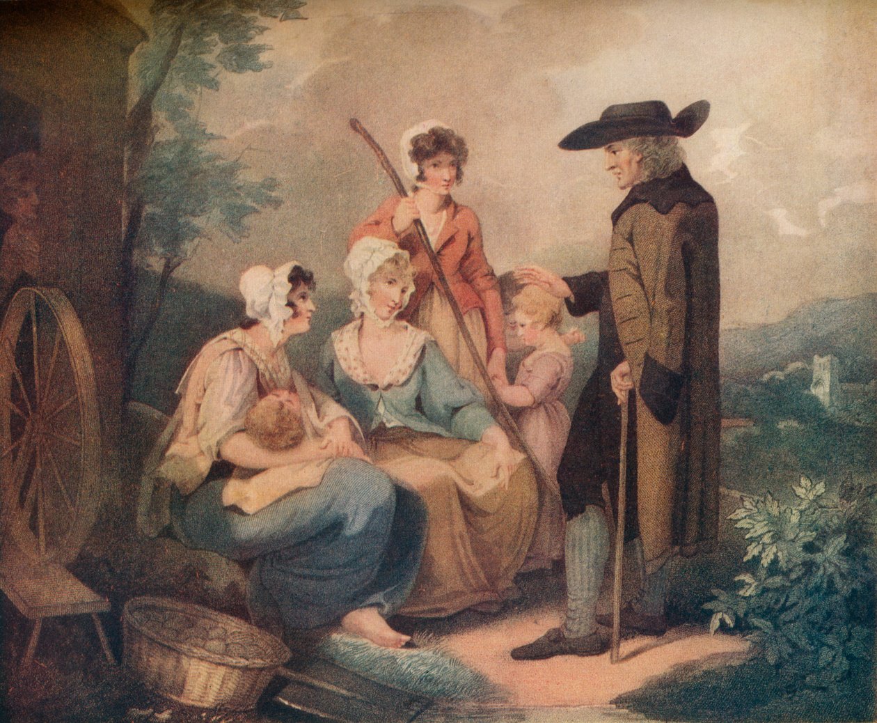 The Cottage Door, c1791 by Thomas Gaugain