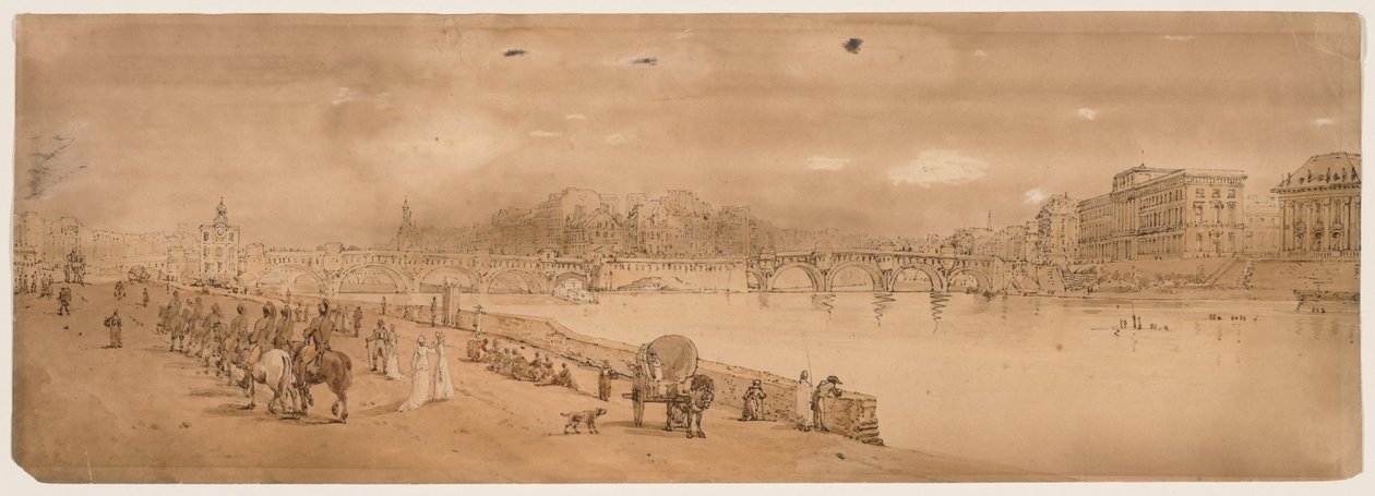 A Selection of Twenty of the Most Picturesque Views in Paris, 1802 by Thomas Girtin