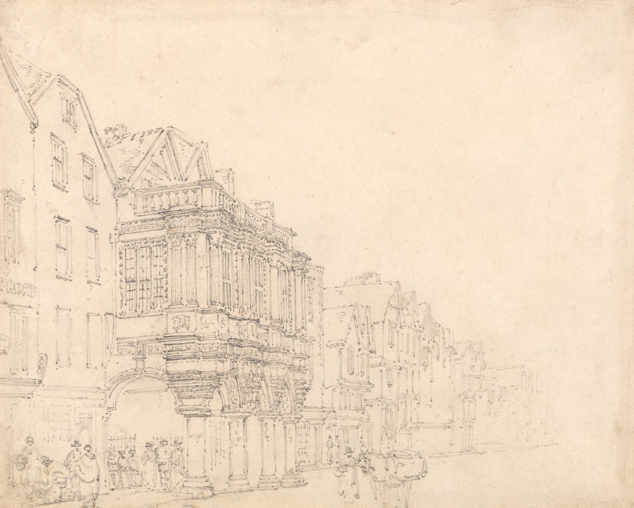 The Guildhall, Exeter by Thomas Girtin