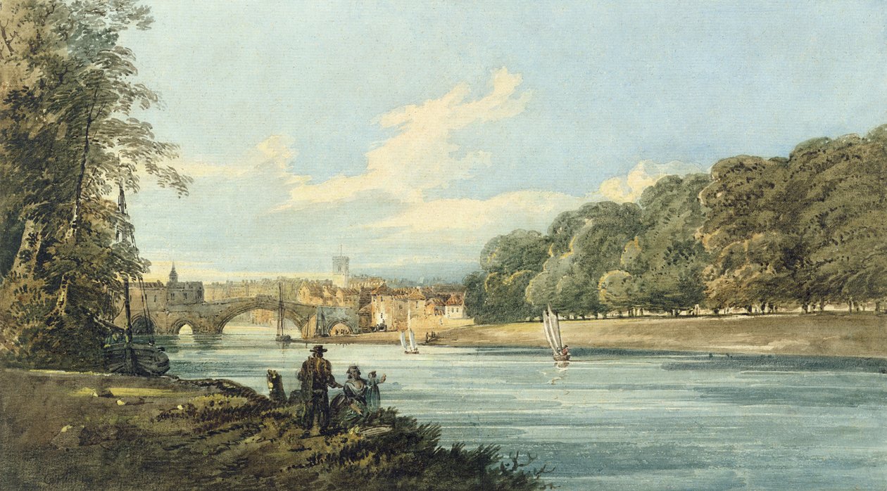 The New Walk, York by Thomas Girtin