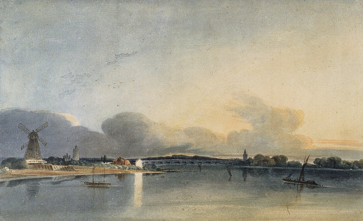 The White House, Chelsea by Thomas Girtin