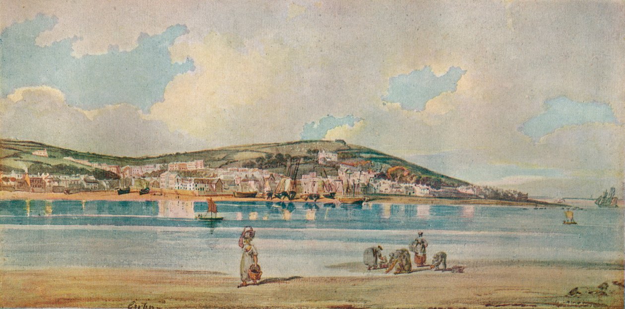 View of Appledore, North Devon, from Instow Sands, 1798, 1919 by Thomas Girtin