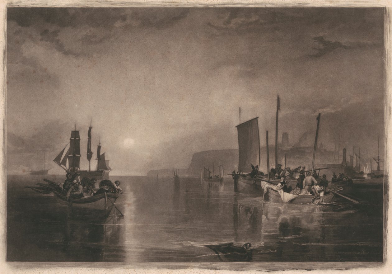 Sunrise, Whiting Fishing at Margate by Thomas Goff Lupton