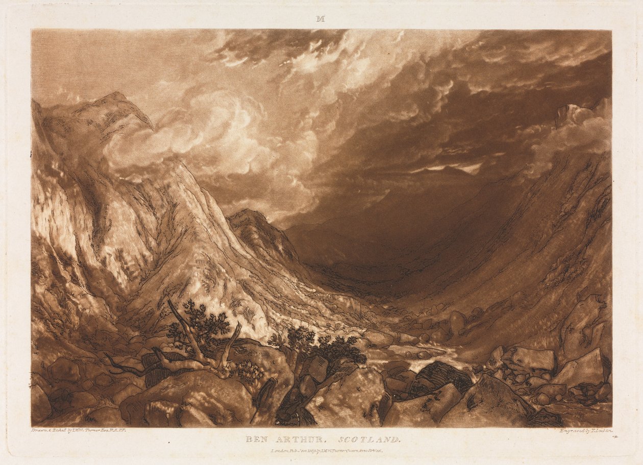 Liber Studorium: Ben Arthur, Scotland by Thomas Guff Lupton