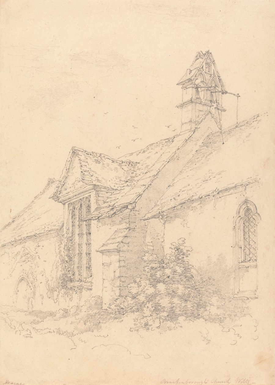 Brackenborough Church, Wiltshire by Thomas Hearne