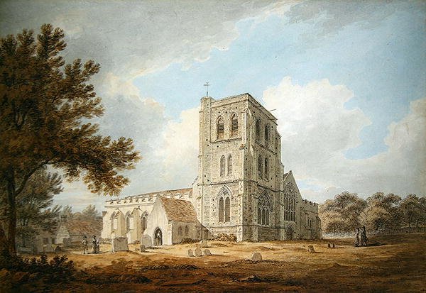 The Parish Church of St Martin, Herne, Kent by Thomas Hearne