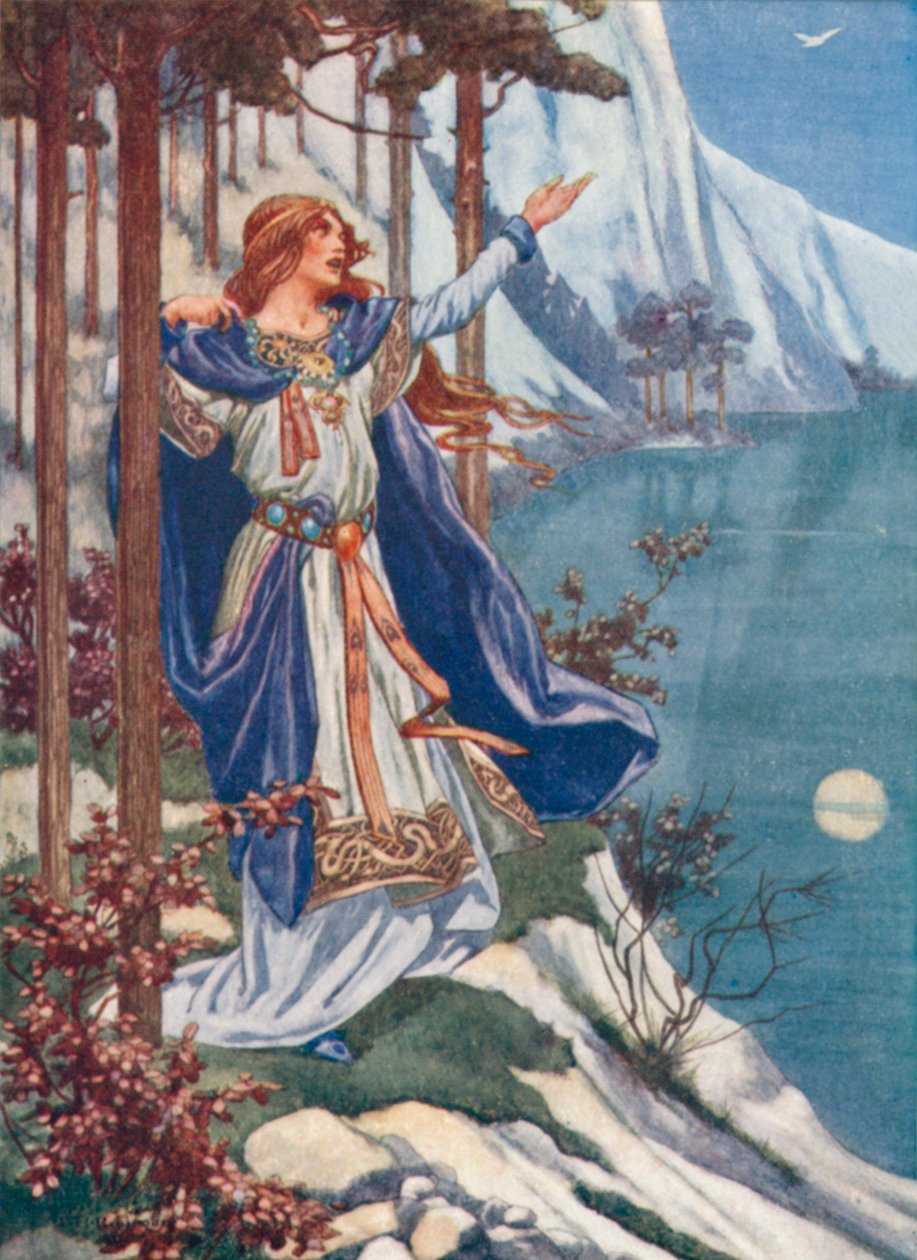 Edvard Grieg: A Swan by Thomas Heath Robinson