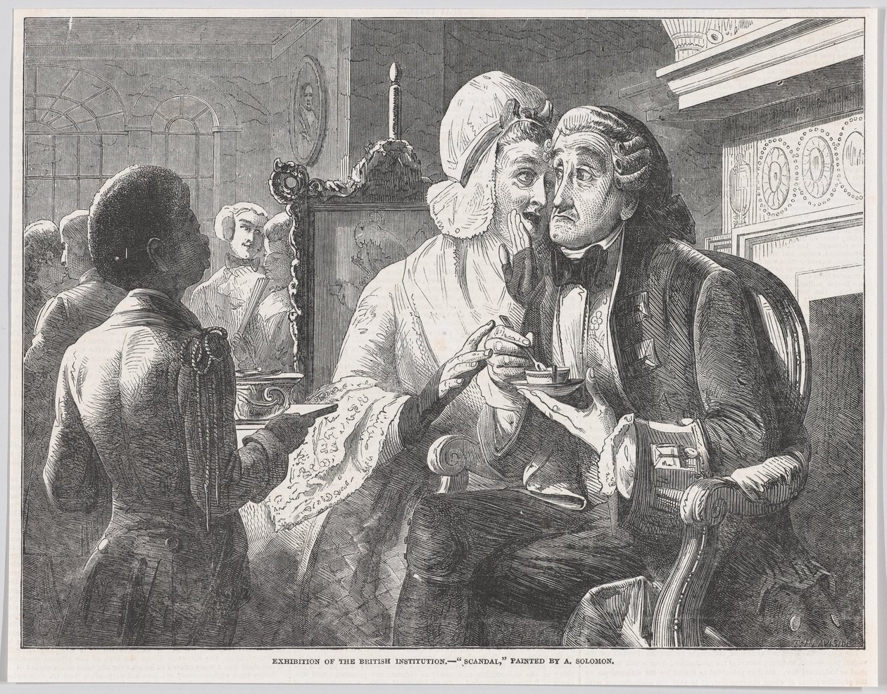 Scandal, from Illustrated London News, February 15, 1851 by Thomas Heaviside