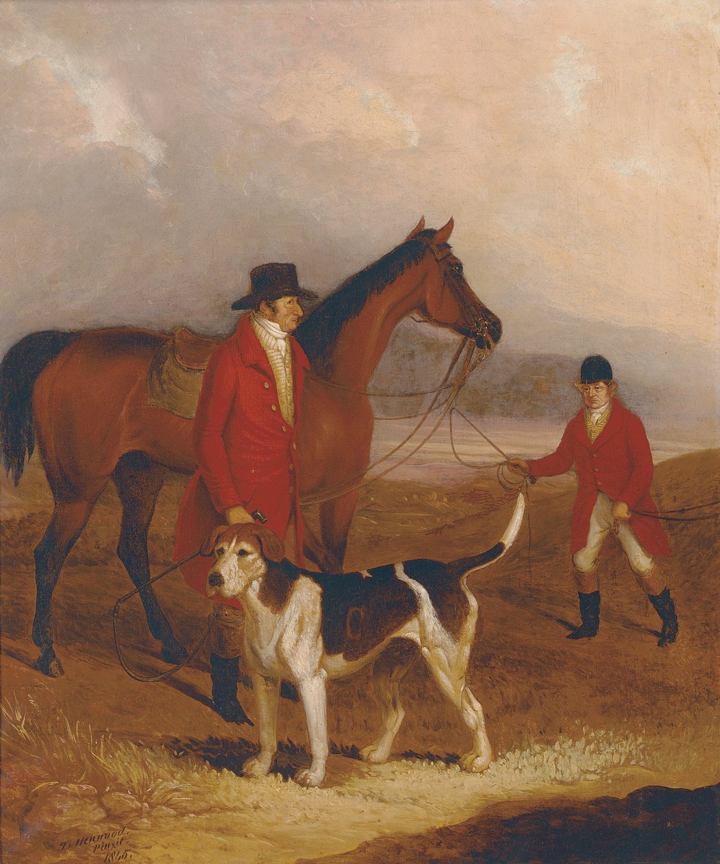 Old Druid, with Richard King Sampson, Esq., and John Presse by Thomas Henwood