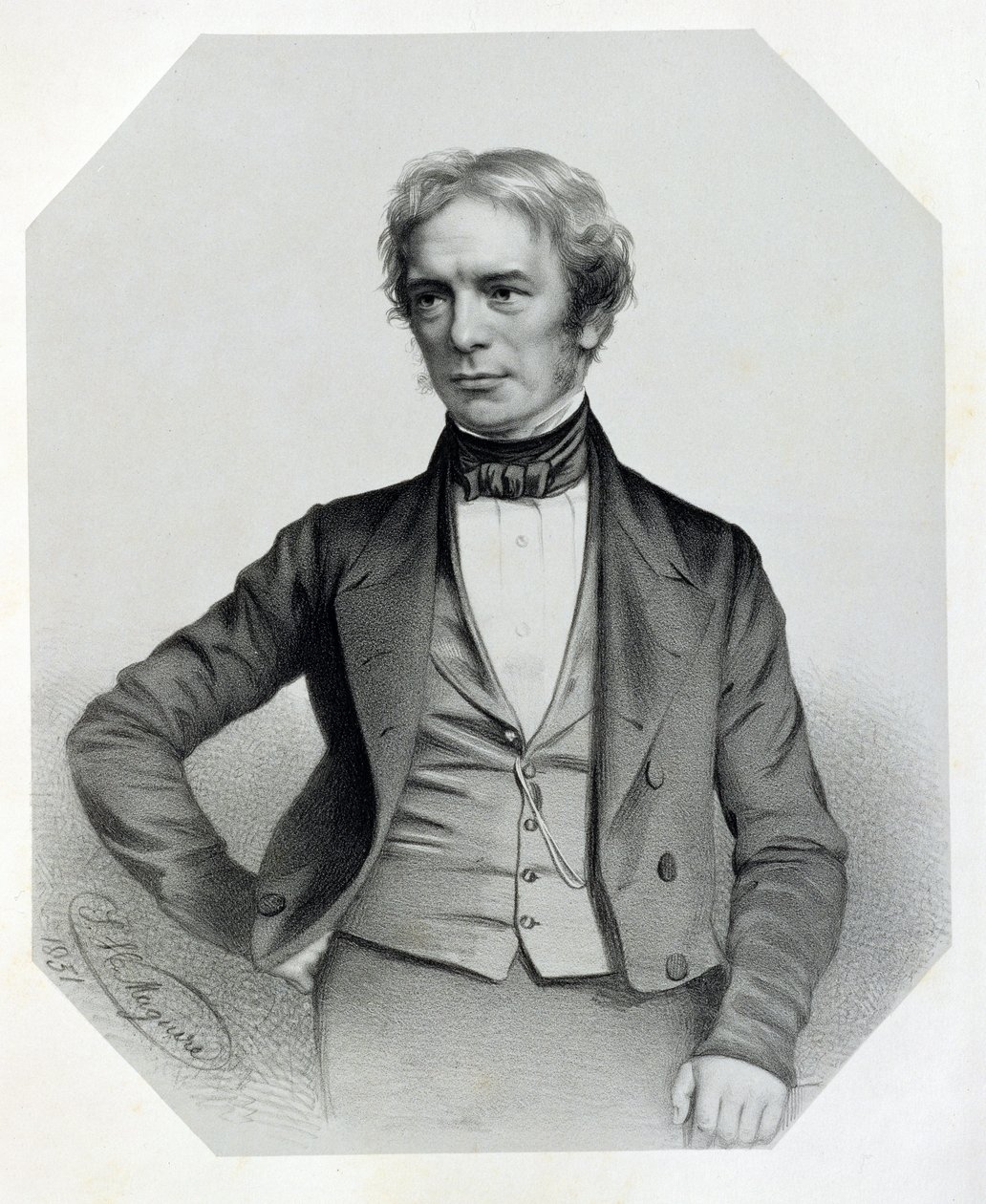 Michael Faraday, 1851 by Thomas Herbert Maguire