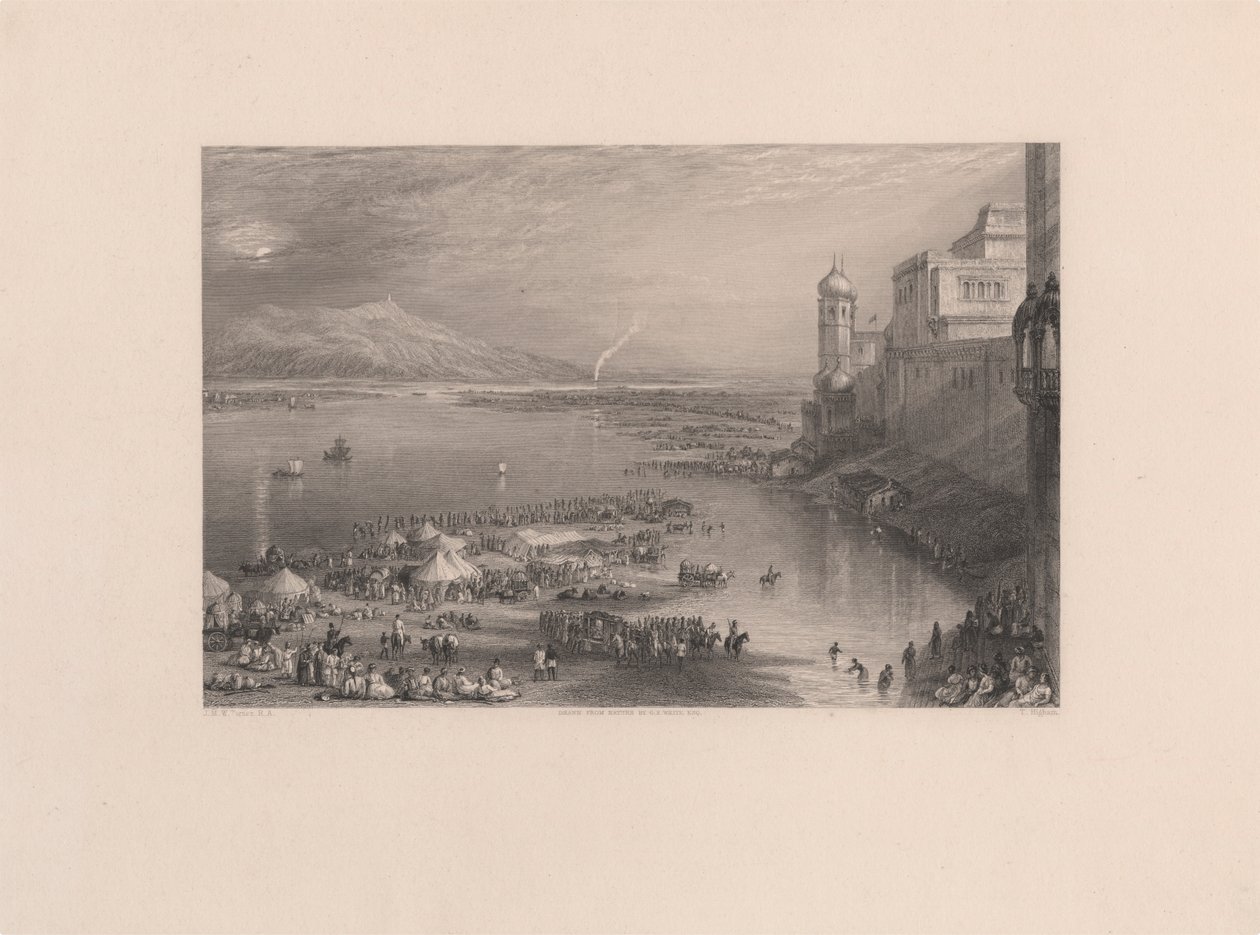 Part of the Ghaunt at Hurdwar by Thomas Higham