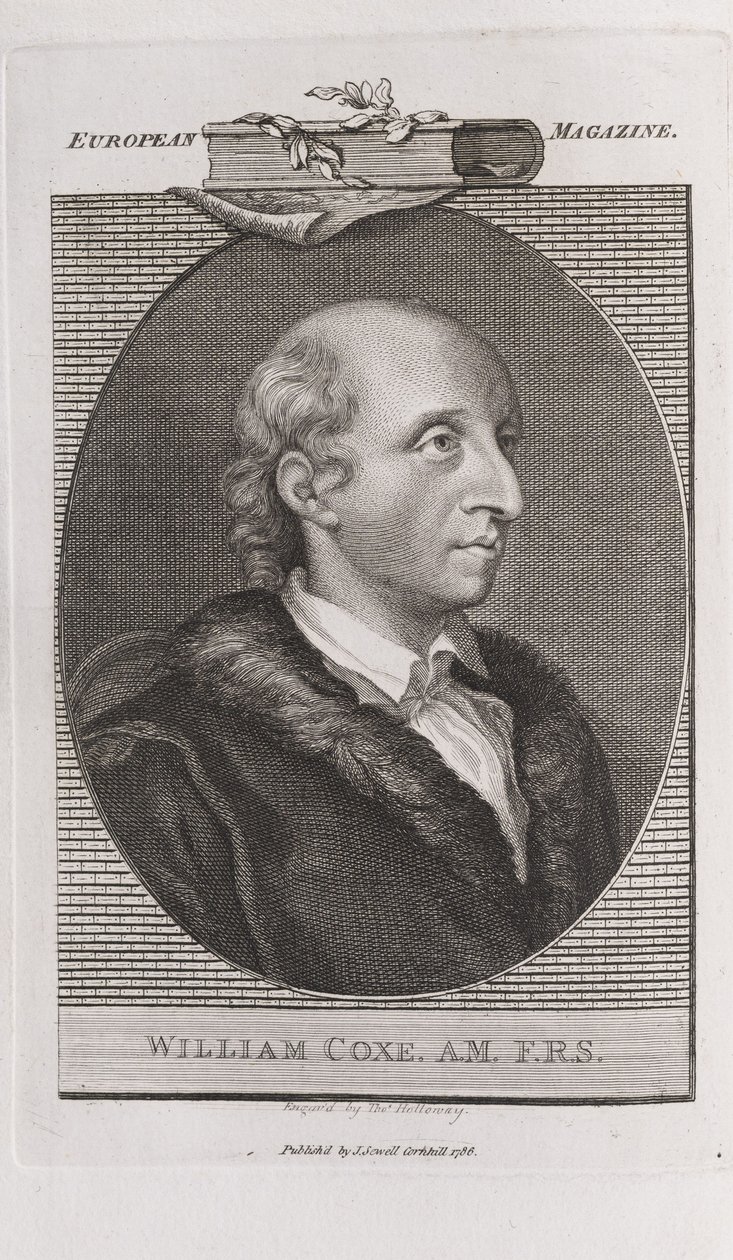 Portrait of William Coxe by Thomas Holloway