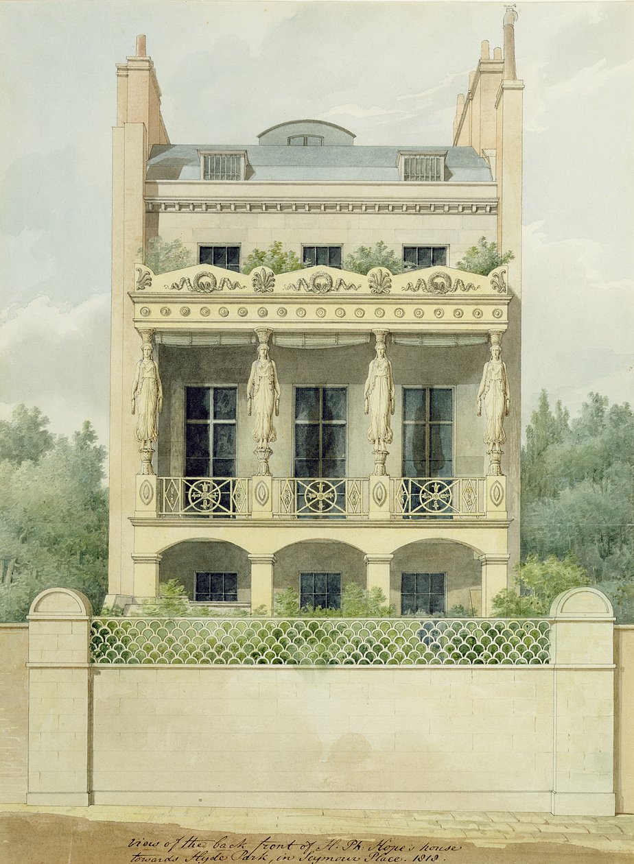 View of the Back Front of Henry Phillip Hope