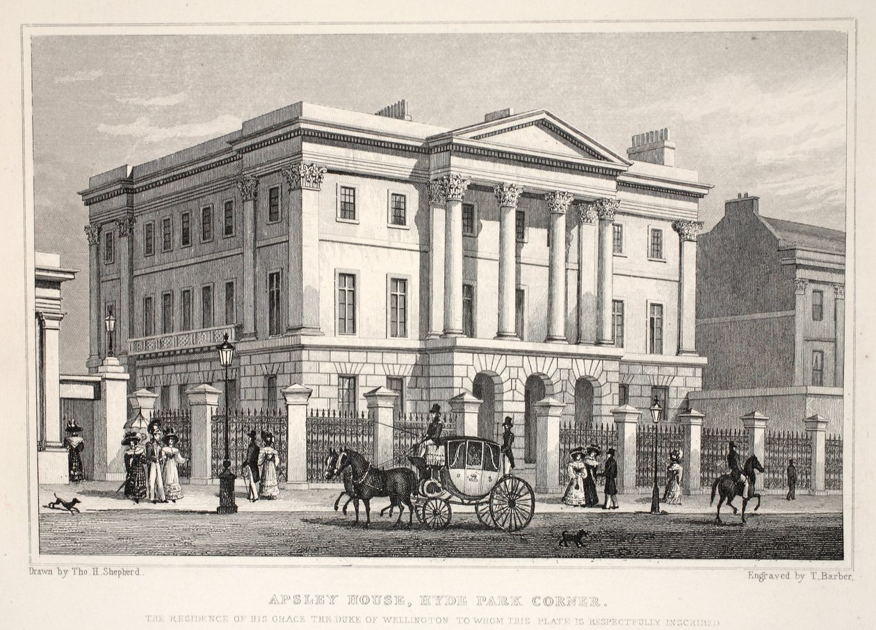 Apsley House, Hyde Park Corner, from 