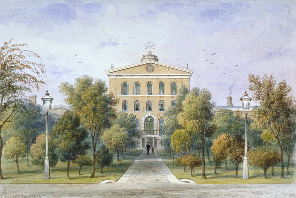 Bridewell Prison in Tothill Fields, Westminster, London by Thomas Hosmer Shepherd