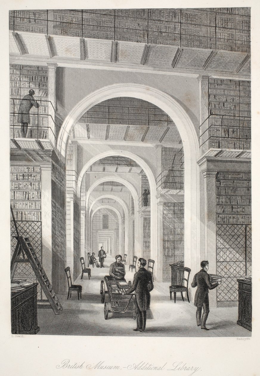 British Museum, the Additional Library, from 
