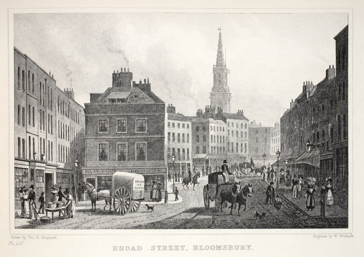 Broad Street, Bloomsbury, from 