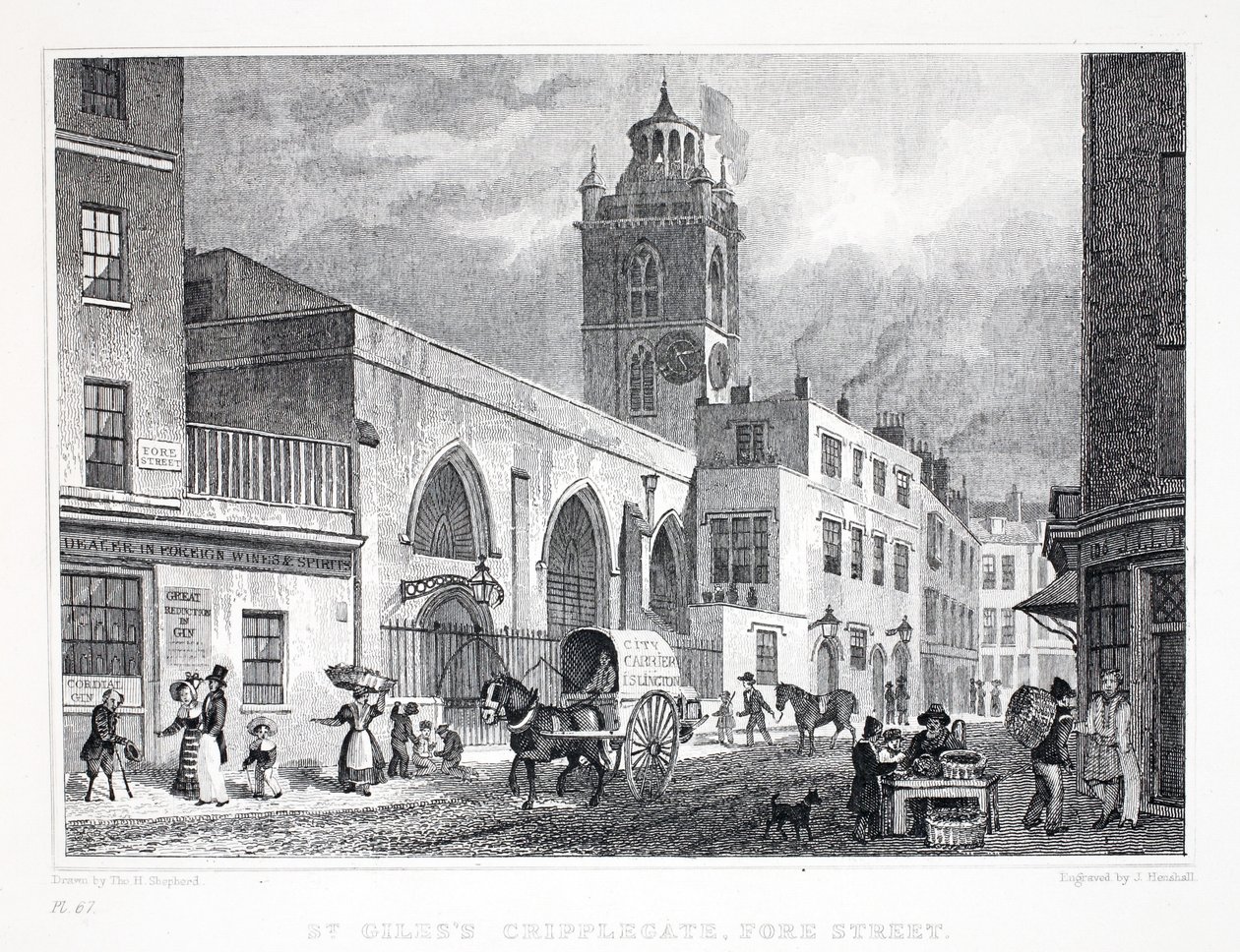 Church of St Giles, Cripplegate, from 