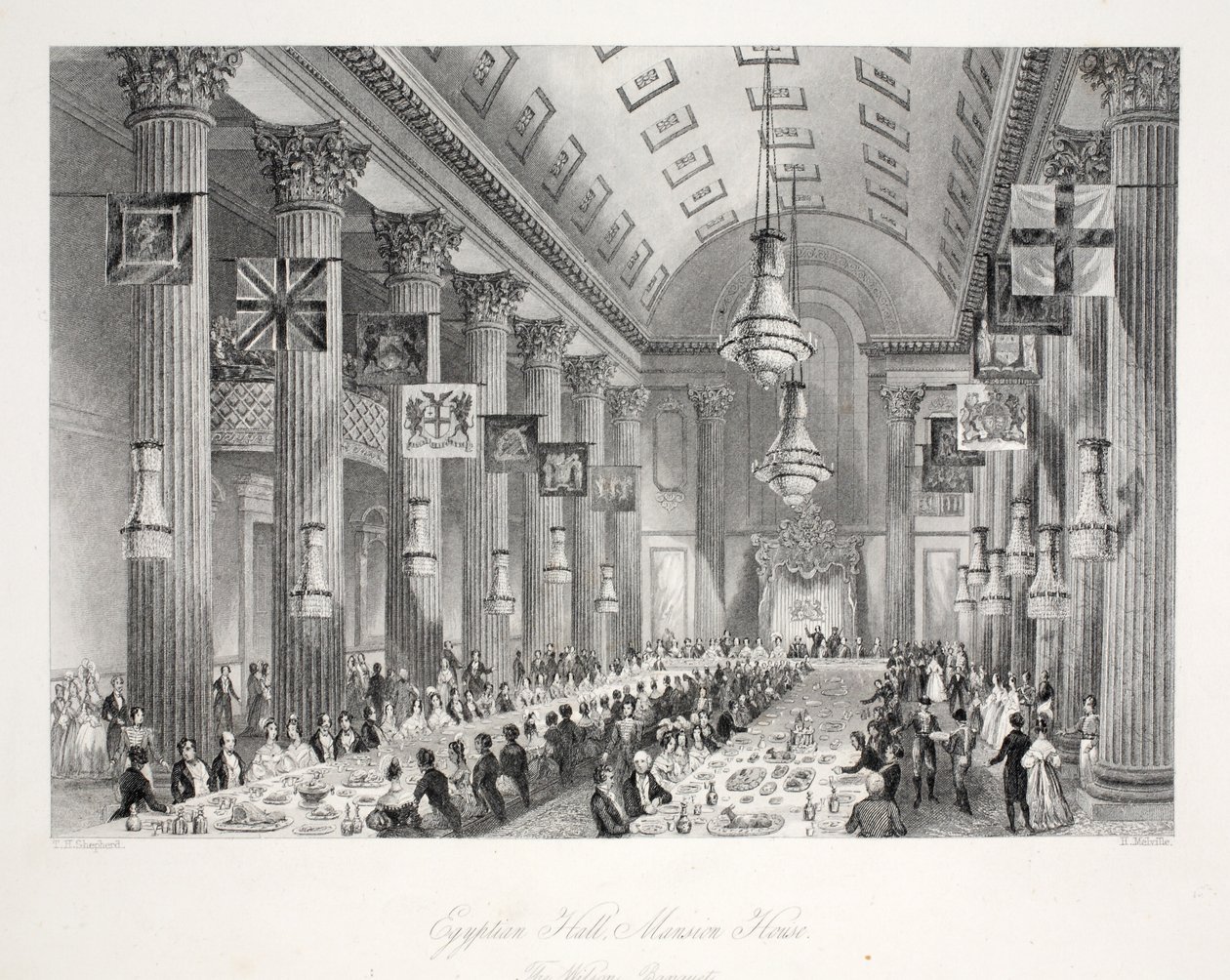 Egyptian Hall, Mansion House, from 