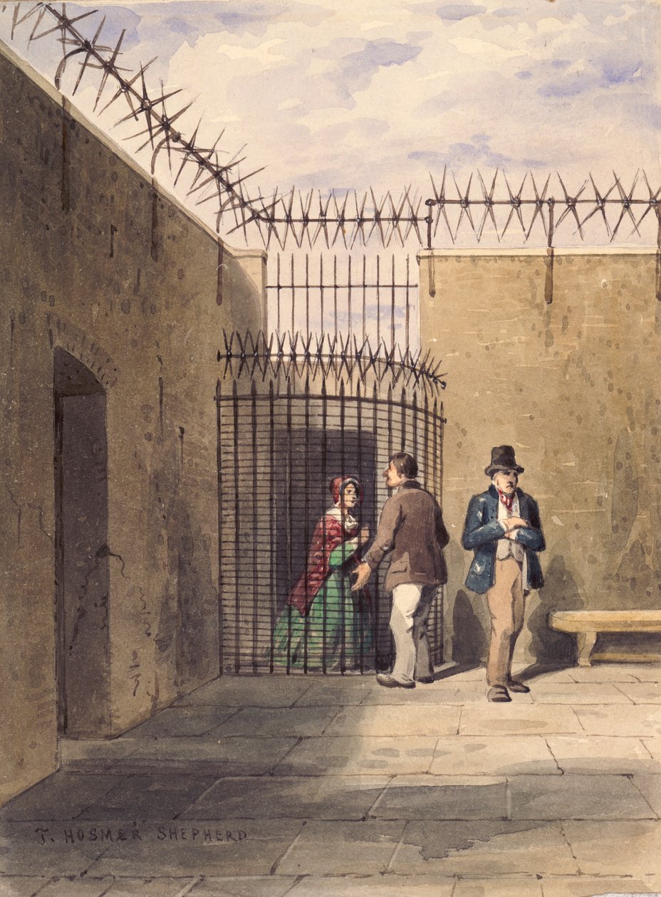 House of Correction, Clerkenwell, London by Thomas Hosmer Shepherd